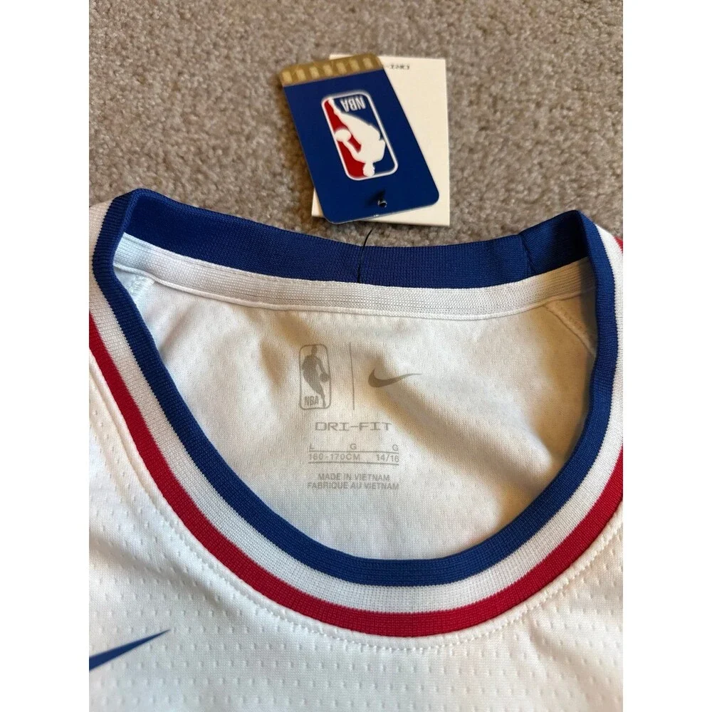 Joel Embiid Philadelphia 76ers City Edition Nike NWT Youth NBA Jersey Size Large